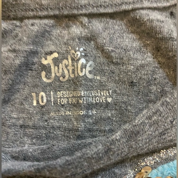 Lot of 3 Girls Short Sleeve Tee Shirts Size 10 Patriotic Love Sequin Smiley Face - Picture 12 of 14